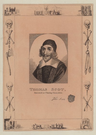 Thomas Scot, Executed at Charing Cross, 1660 by English School